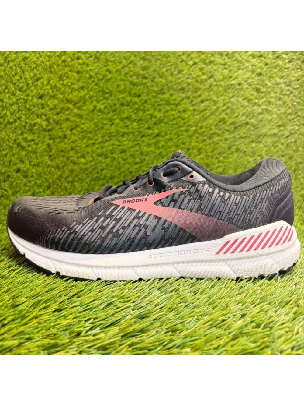 Brooks Addiction GTS 15 Womens Size 11.5EE Black Athletic Running Shoes Sneakers - Picture 4 of 11